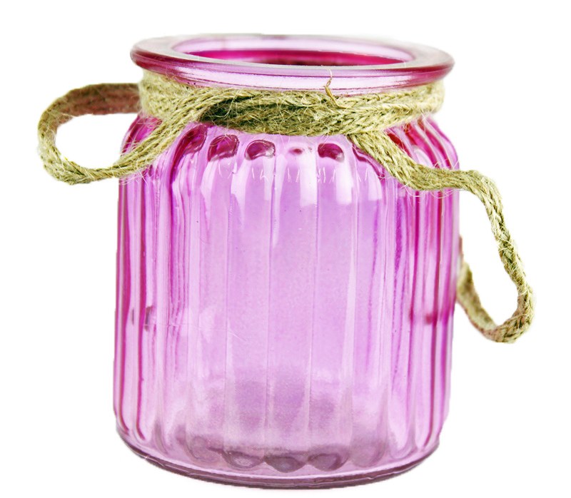 Picture of Purple jam jar 7.5x 9cm
